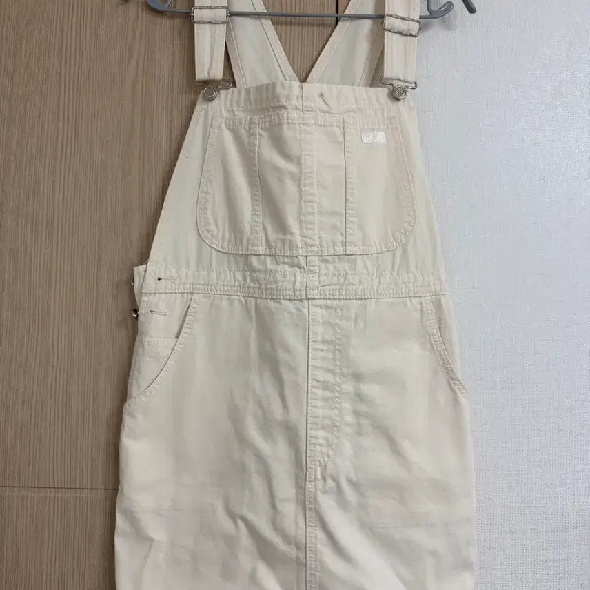 [BUNJANG] Groove Store Ivory Overalls Skirt / 새상품) 그로브 아이보리 오버롤스커트