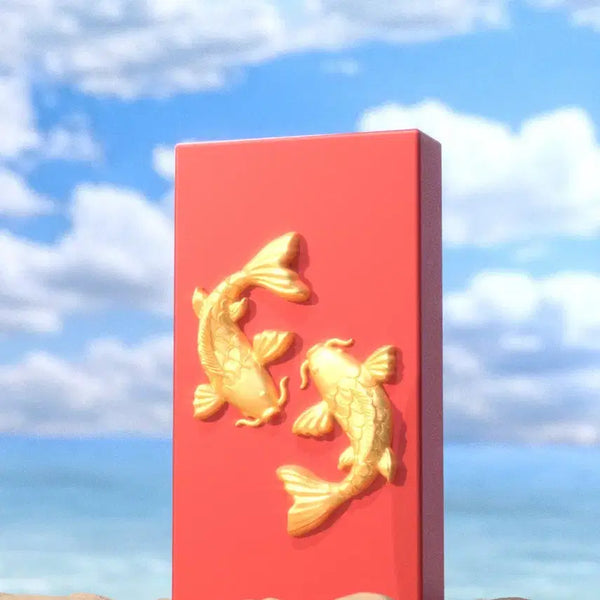 [BUNJANG] Golden Carp Can Opener Keychain / 황금잉어 네일보호 캔따개 키링