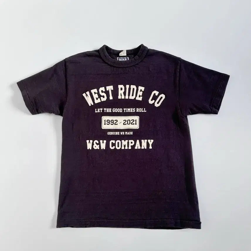 [BUNJANG] Warehouse x West Ride 30th Anniversary Limited Edition Print T-Shirt / S) 웨어하우스 X 웨스트 라이드 30주년 한정판 프린트 티셔츠
