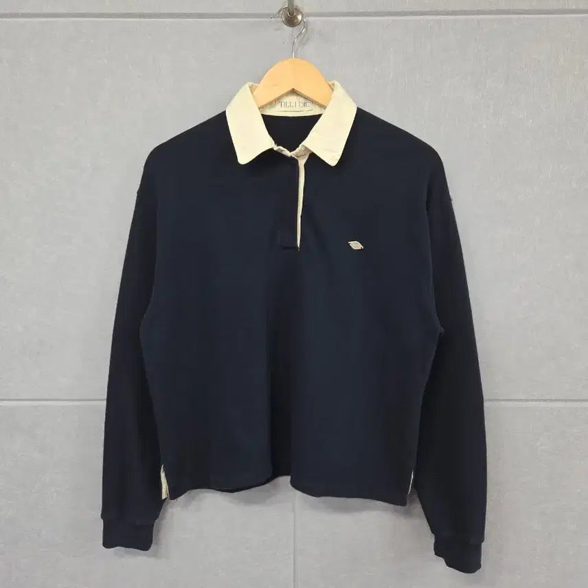 [BUNJANG] TILL I DIE Volume Collar Sweatshirt Navy / TILL I DIE 슬리브 볼륨 카라 맨투맨 티셔츠 네이비