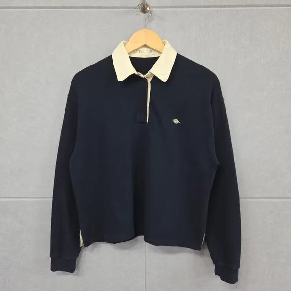 [BUNJANG] TILL I DIE Volume Collar Sweatshirt Navy / TILL I DIE 슬리브 볼륨 카라 맨투맨 티셔츠 네이비