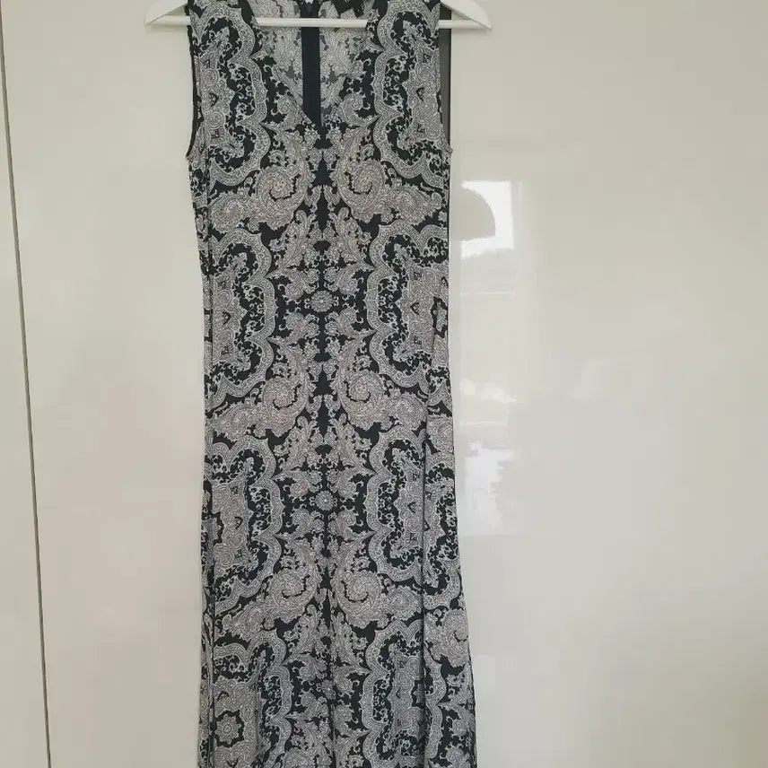 [BUNJANG] Theory Women's Paisley Pattern Summer Long Dress Size 0 / theory 띠어리 여성 페이즐리 패턴 여름 롱 원피스 0 size