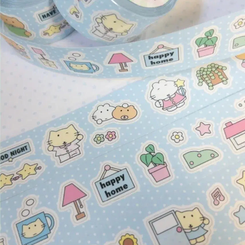 [BUNJANG] Borinborin Kiss Cut Stickers Set (2 Types) / 보링보링 키스컷 2종