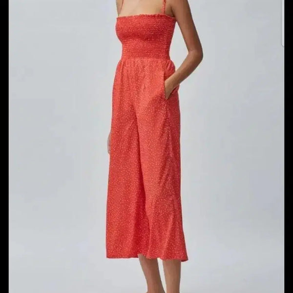 [BUNJANG] SURFEA Red Dot Jumpsuit F / 새상품) SURFEA 써피 레드 도트 점프수트 F