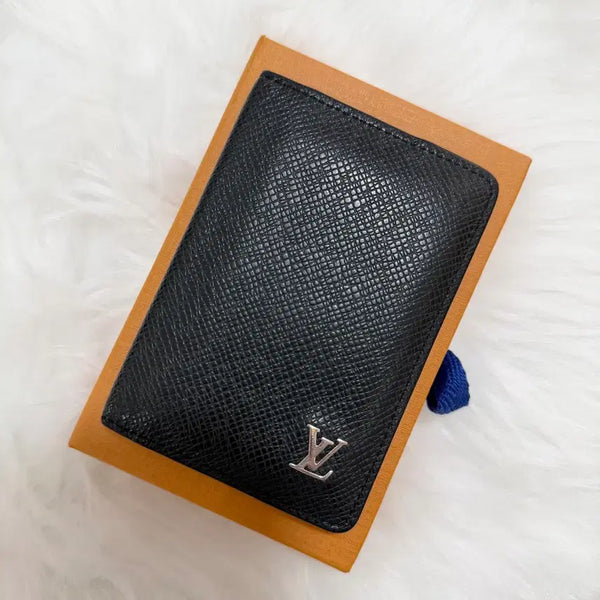[BUNJANG] Louis Vuitton Taiga Silver Organizer Card Holder / [정품] 루이비통 타이가 은장 오거나이저 카드지갑