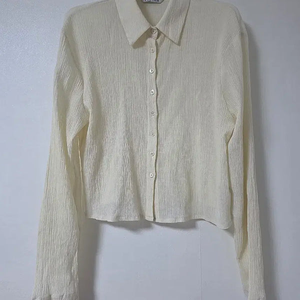 [BUNJANG] FOR HER Crop Pleated Skin Top / 포허 FOR HER 크롭 플리츠 스킨