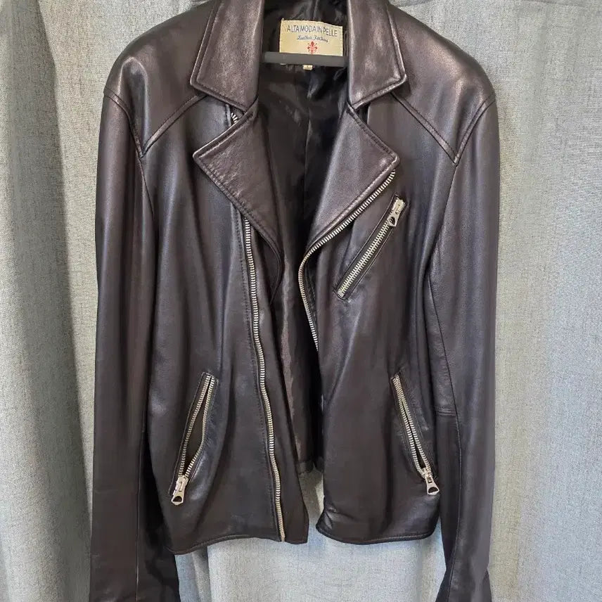 [BUNJANG] Leather Rider Jacket / 라이더 가죽자켓