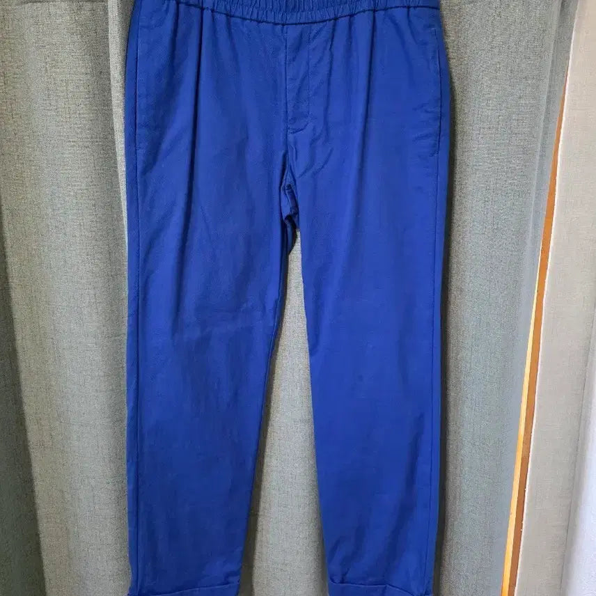 [BUNJANG] Calvin Klein Blue Banded Slacks / 캘빈클라인 밴딩 슬랙스