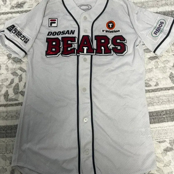 [BUNJANG] Doosan Bears 2023 Lee Yoo-chan Game-Worn Home Jersey / 두산 베어스 2023년 이유찬 실착 홈 유니폼