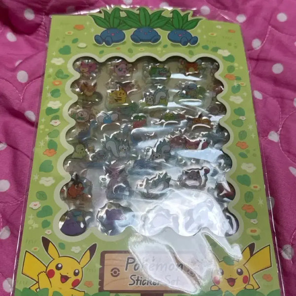 [BUNJANG] Pokemon Secret Forest 3D Sticker Set / 포켓몬 시크릿포레스트 입체 스티커세트