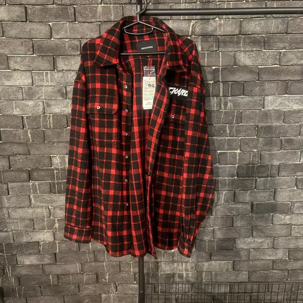 [BUNJANG] Buckaroo Oversized Check Shirt XL / [새상품/XL] 버커루 오버핏 체크남방