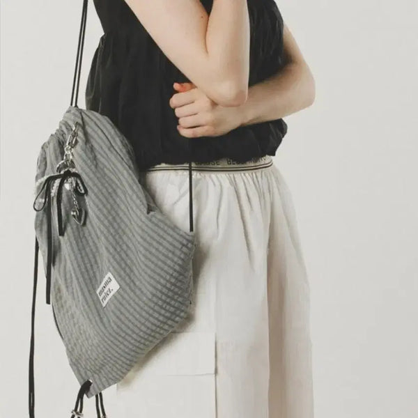 [BUNJANG] Masmarules Stripe Shoulder Bag / 마스마룰즈 스트라이프 숄더백