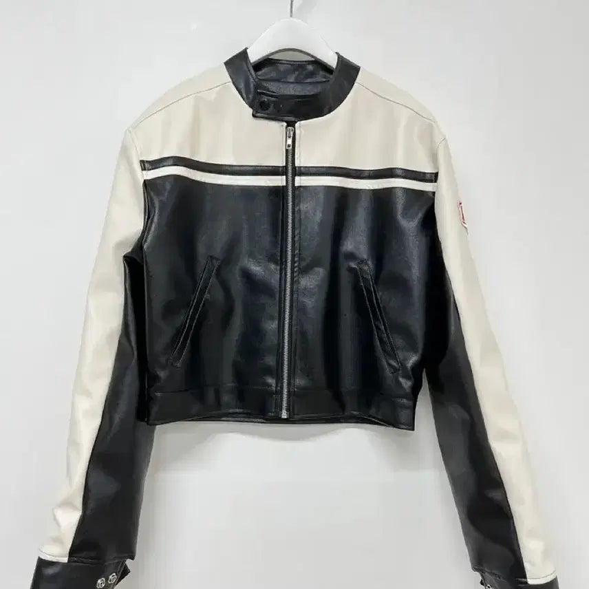 [BUNJANG] Lettering Biker Jacket / 레터링 바이커 자켓