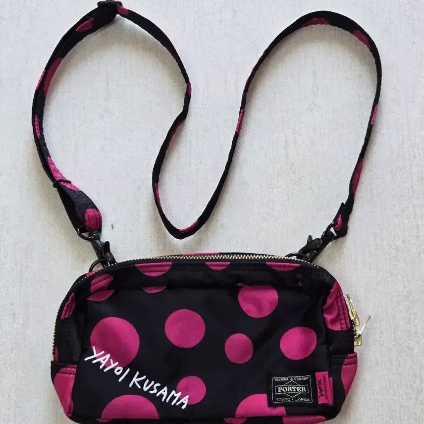 [BUNJANG] Porter x Yayoi Kusama x X-girl Collaboration Dot Pattern Shoulder Bag / 요시다 포터 야요이 쿠사마 콜라보 숄더백