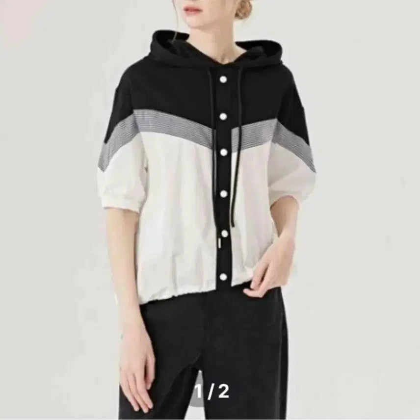[BUNJANG] Tankus Hooded Blouse / 백화점 탱커스 후드 오버 블라우스 66(새상품)