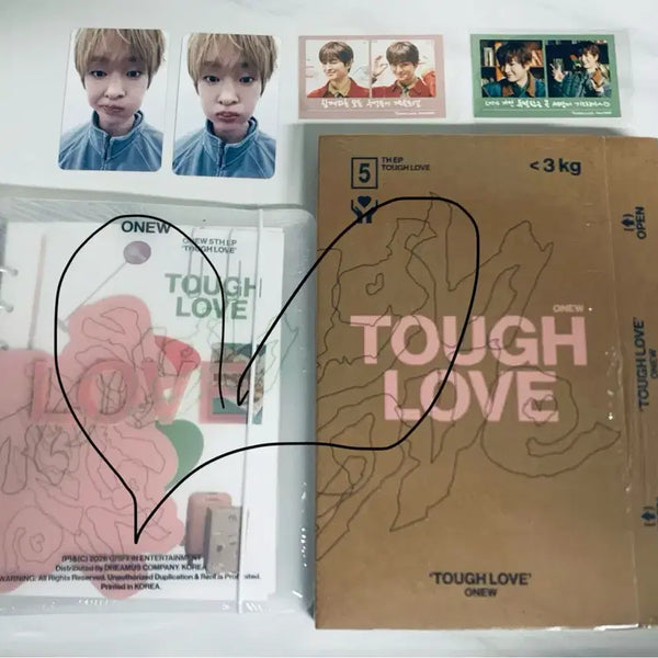 [BUNJANG] ONEW TOUGH LOVE Album (Book & Note Version) Photocard Set / 온유 TOUGH LOVE 앨범 미개봉