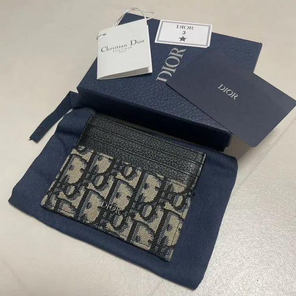 [BUNJANG] Dior Oblique Card Holder Beige / [상태최상] 디올 오블리크 카드지갑 베이지