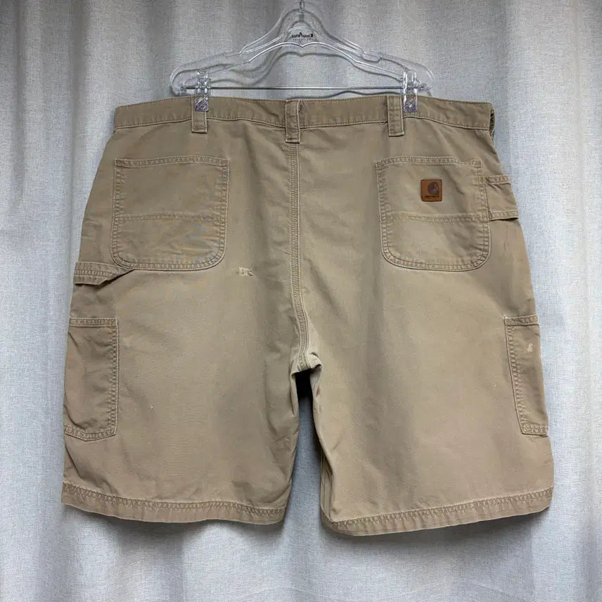 [BUNJANG] Carhartt B147 Carpenter Shorts Beige W46 (Actual W44) / 칼하트 B147 카펜터 쇼츠 베이지 W46 (실측 W44)