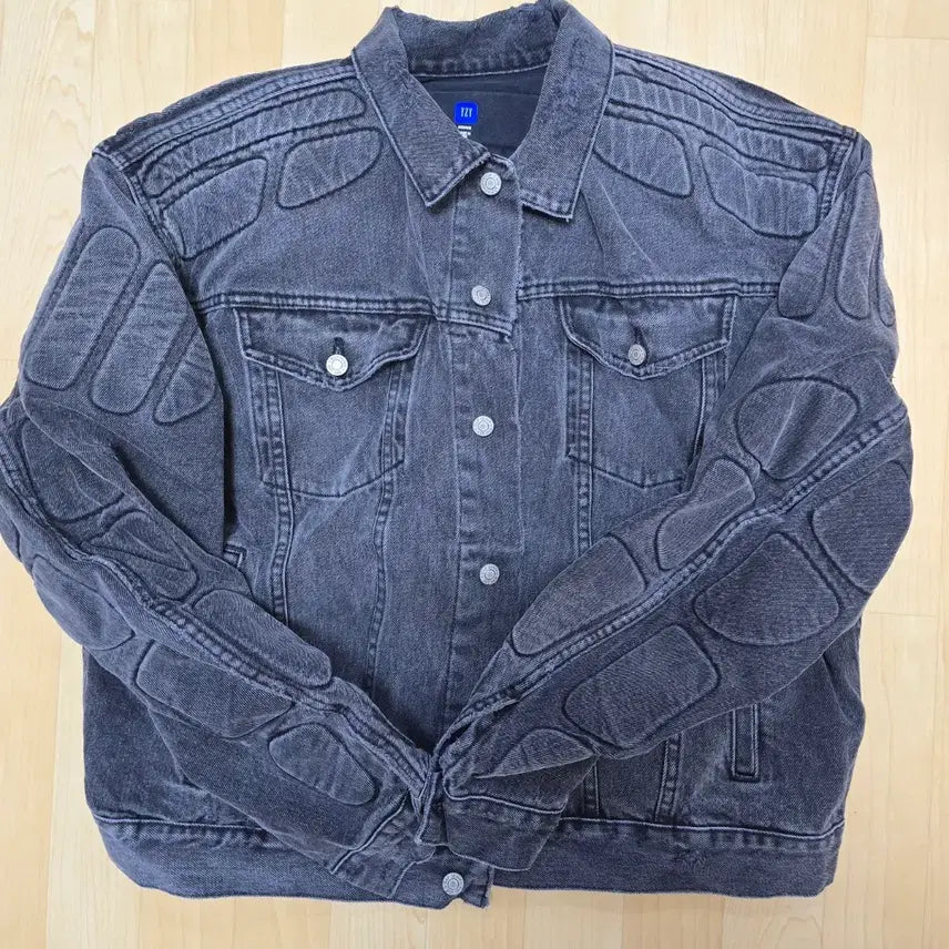 [BUNJANG] Yeezy Gap Padded Denim Jacket Black M / 이지갭 패디드 데님 자켓 흑청 m 사이즈 팝니다 칸예