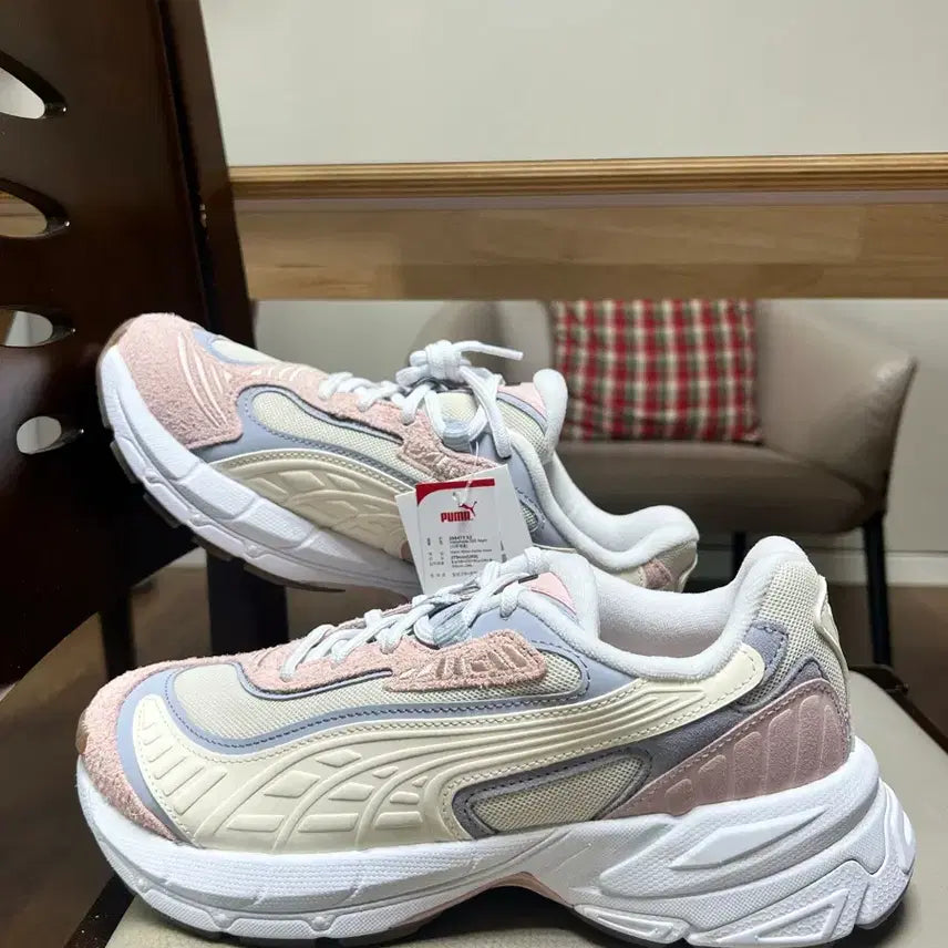 [BUNJANG] Puma Velophasis Almond Rose Quartz Sneakers (270) / 푸마 벨로파시스 아몬드:로즈 쿼츠 270