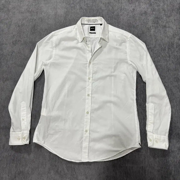 [BUNJANG] Hugo Boss White Shirt - Size L / L 휴고보스 화이트 셔츠