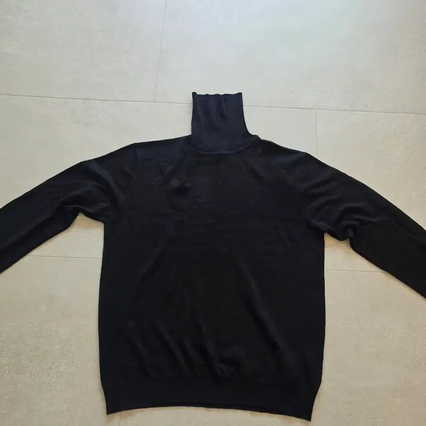 [BUNJANG] SPAO Men's Black Winter Turtleneck Knit XL / 남성 블랙 겨울 터틀넥 니트 XL