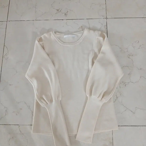 [BUNJANG] Lenibon Volume Sleeve Knit / 레니본 볼륨 소매 니트