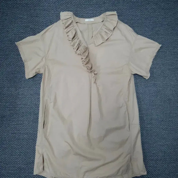 [BUNJANG] System 100% Cotton Midi Dress / 한섬 시스템 원피스 면100%원피스