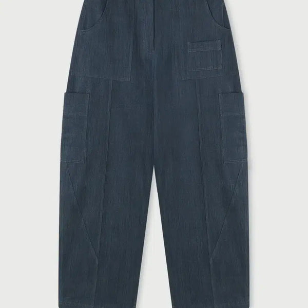 [BUNJANG] ETHOS Double Pocket Wide Pants - Size S (New) / ETHOS 에토스 더블 포켓 와이드 팬츠 S(새제품)