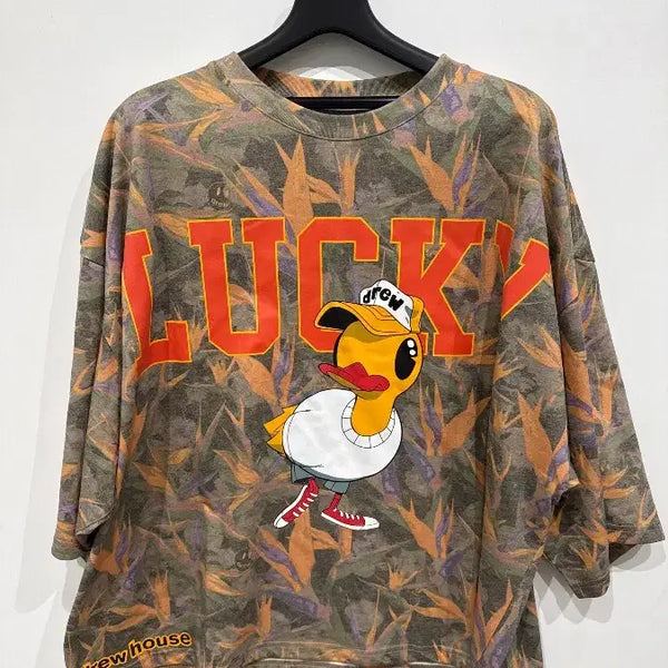[BUNJANG] Drew House Lucky Boxy Short Sleeve T-Shirt Camo / [XL/XXL] 드류하우스 럭키 박시 반팔 티셔츠 카모