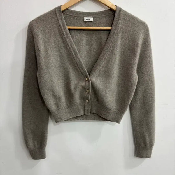 [BUNJANG] MONOHA Cashmere Crop Cardigan / 모노하 캐시미어 크롭 가디건