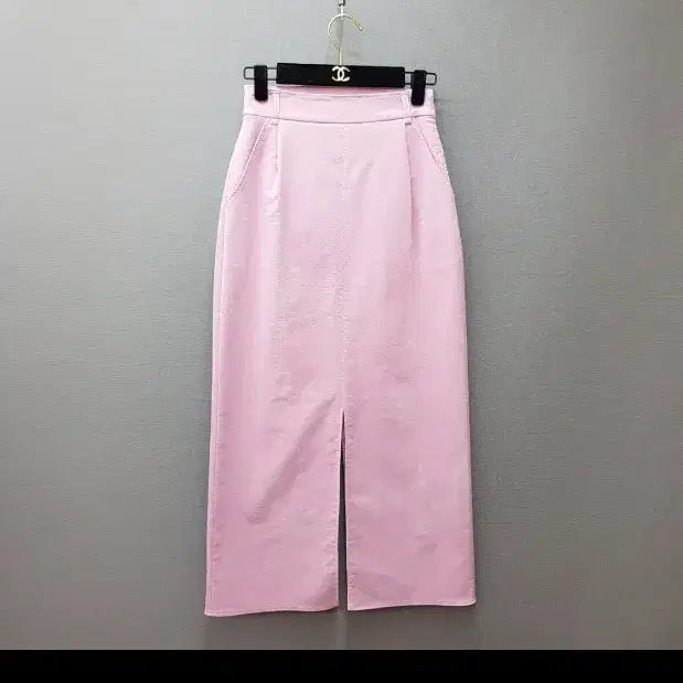 [BUNJANG] TIME Pink Cotton Long Skirt / 타임 핑크 코튼 롱스커트
