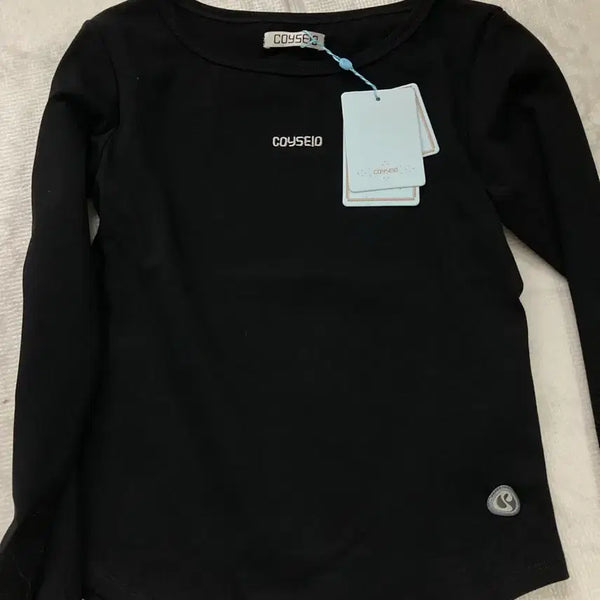 [BUNJANG] Koiseyo Mini Logo Capri Sleeve Black / (새상품)코이세이오 미니로고 카프리 슬리브
