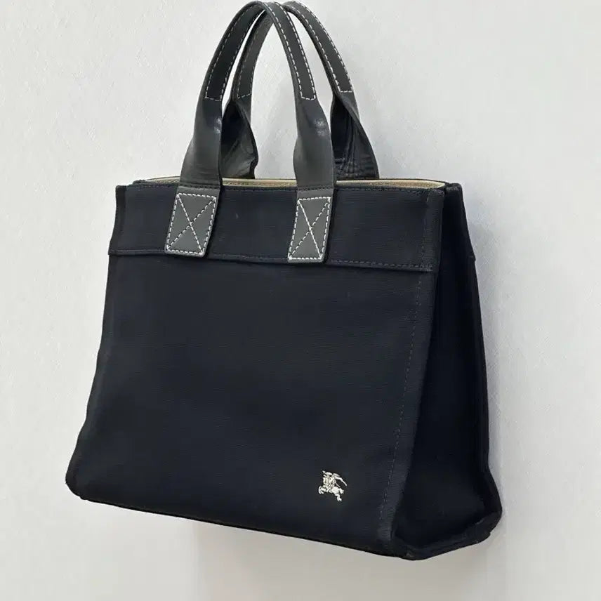 [BUNJANG] Burberry Black Fabric Tote Bag / burberry / 버버리 블랙 패브릭 토트백