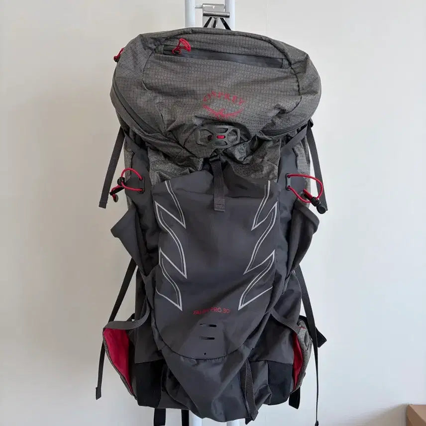 [BUNJANG] Osprey Talon Pro 30 Backpack Grey/Red / 오스프리 탈론 프로 30 그레이/레드