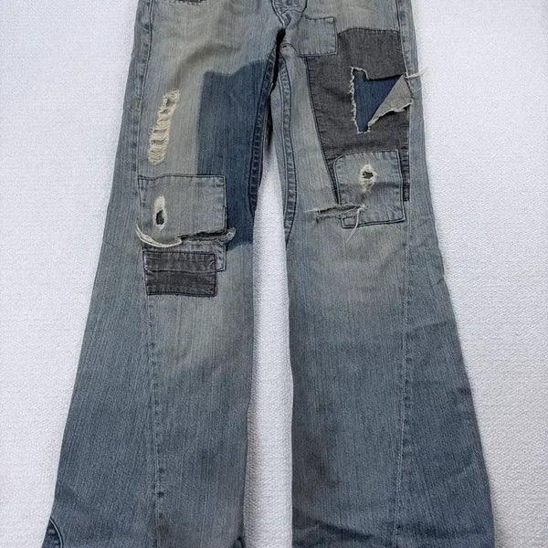 [BUNJANG] True Religion Joey Patchwork Flare Jeans / 트루릴리전 Joey 패치워크 플레어진