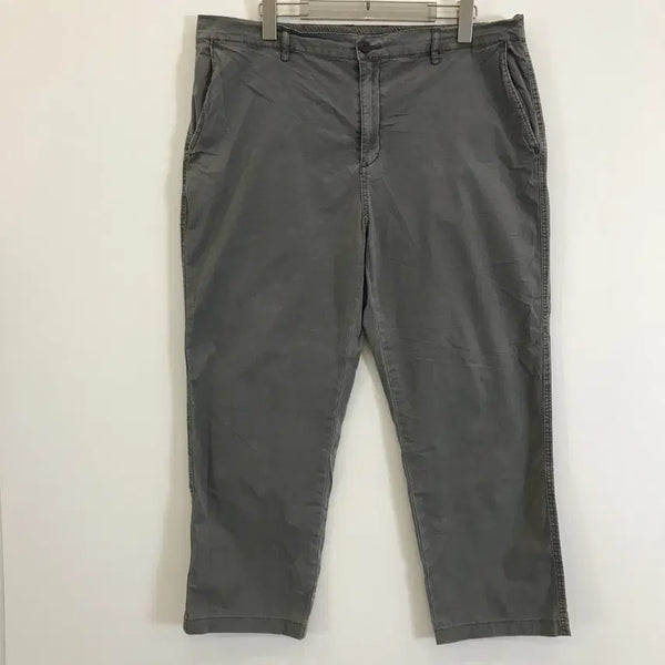 [BUNJANG] Henry Cotton Garment Washing Crop Bending Pants (38-inch) / 헨리코튼 가먼트워싱 크롭 밴딩팬츠 [38인치]