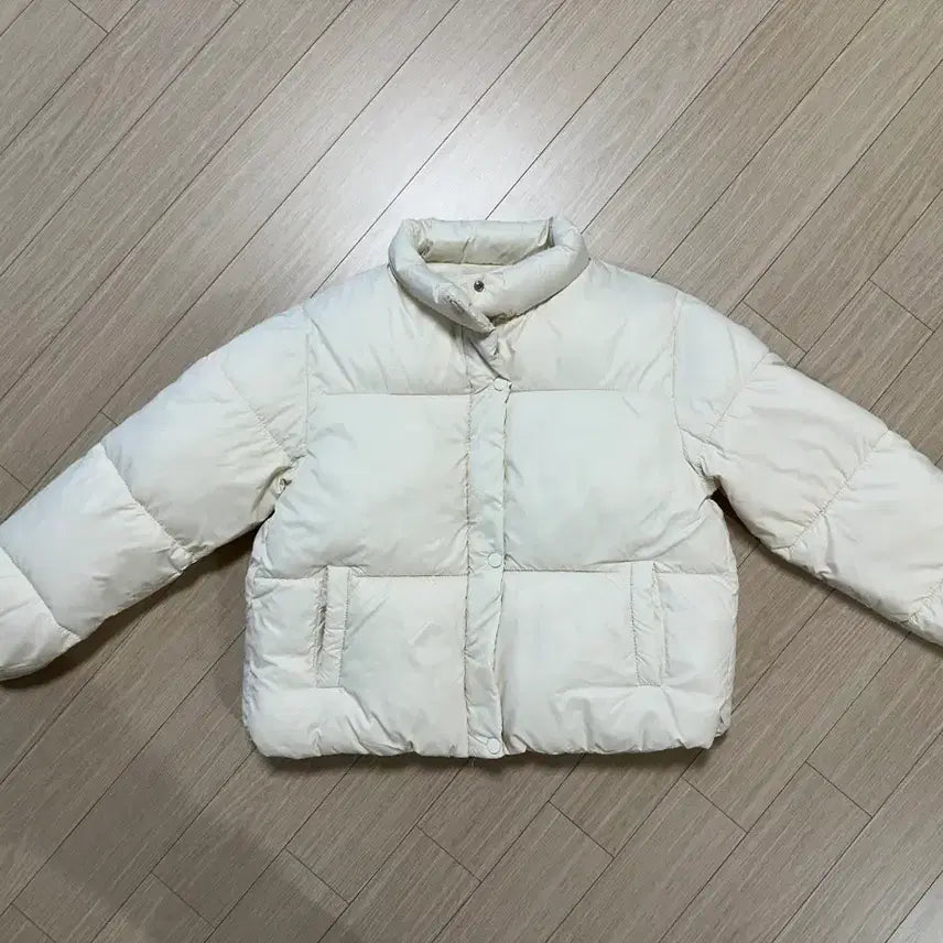 [BUNJANG] Women's 55 Size Short Padded Jacket Set (Ivory & Black) / 보세 숏패딩 3종 (여성55사이즈)
