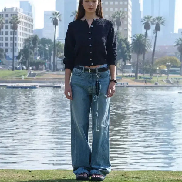 [BUNJANG] LOW CLASSIC Wide Leg Jeans S / 로우클래식 wide leg jeans / S