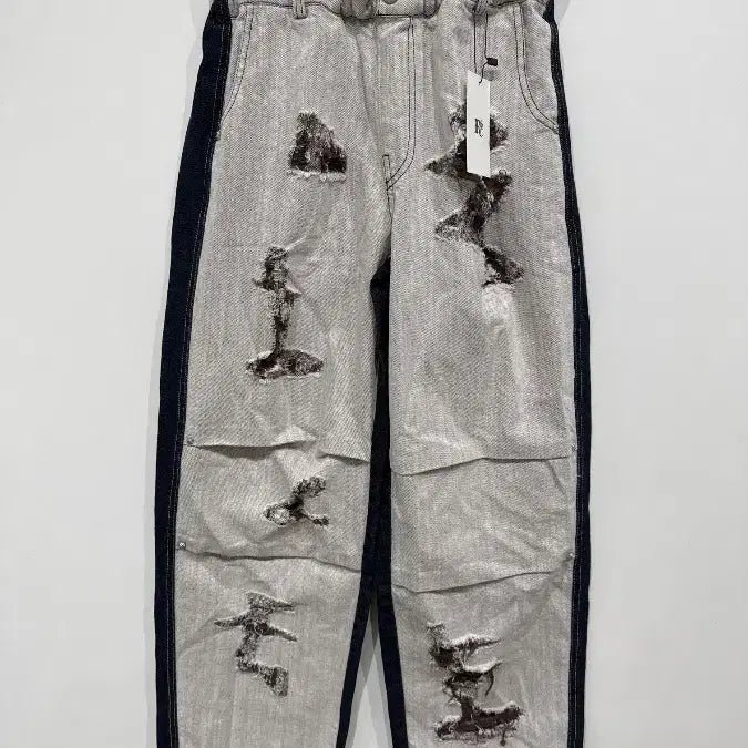 [BUNJANG] RSSC Layered Distressed Denim Pants / [1] 알에스에스씨 레이어드 디스트로이드 데님 팬츠
