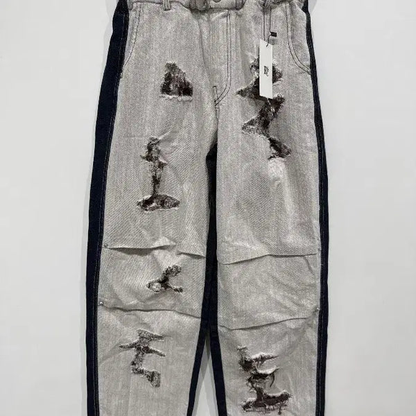 [BUNJANG] RSSC Layered Distressed Denim Pants / [1] 알에스에스씨 레이어드 디스트로이드 데님 팬츠