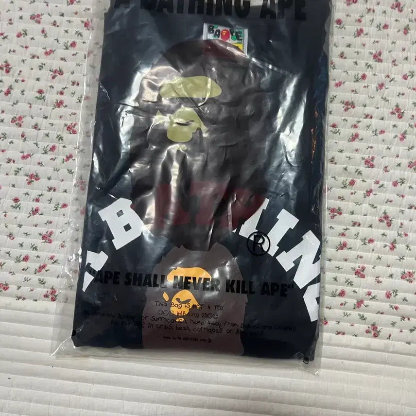 [BUNJANG] BAPE Short Sleeve T-Shirt Black / 베이프 반팔티 블랙