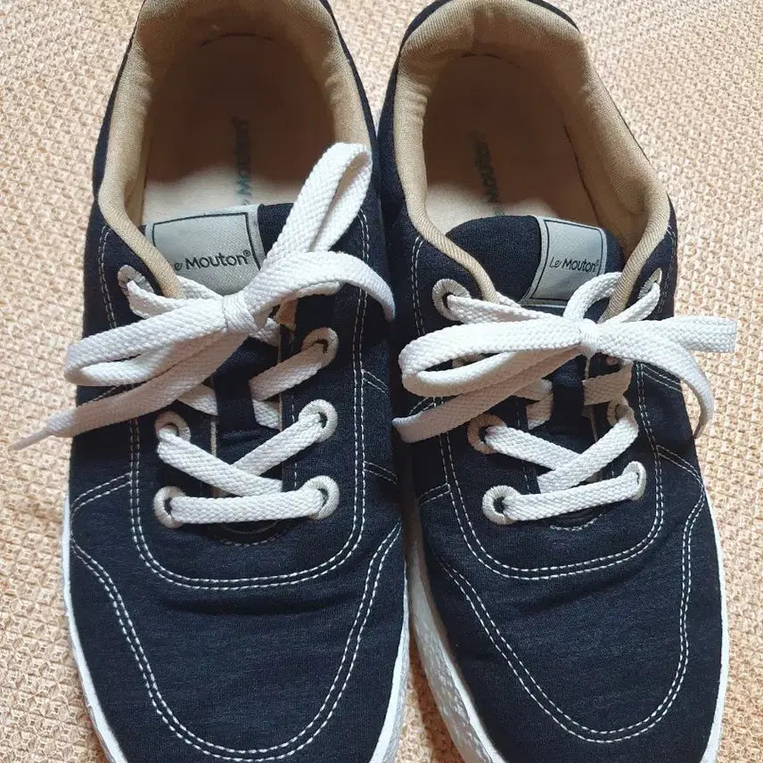 [BUNJANG] Lemontoo Men's Sneakers Black Size 270 / 르무통 남성 스니커즈 검정색 270