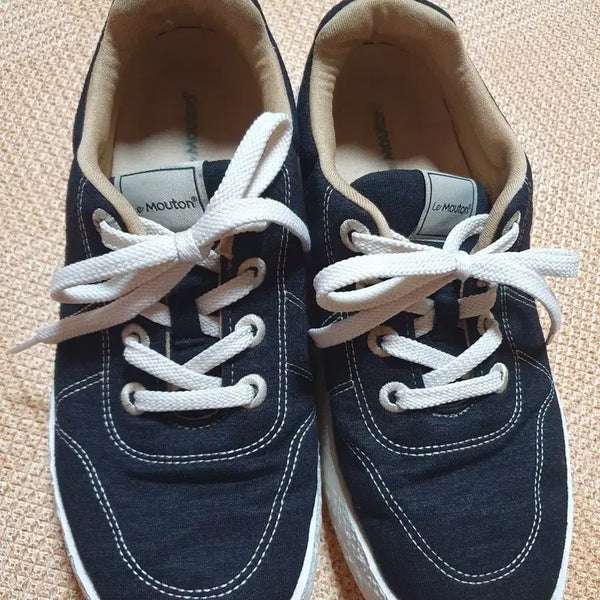 [BUNJANG] Lemontoo Men's Sneakers Black Size 270 / 르무통 남성 스니커즈 검정색 270