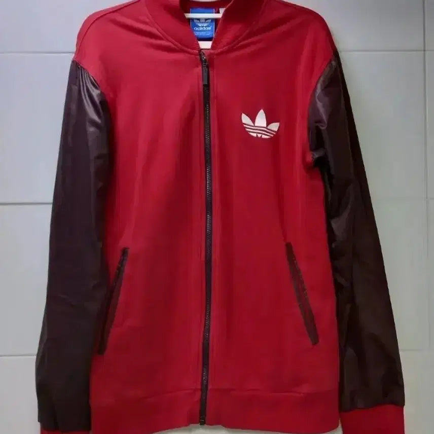 [BUNJANG] Adidas Rare Red Track Top Jersey / 아디다스 희귀매물 레드 빨강 빨간 트랙탑 저지 져지집업  S 90