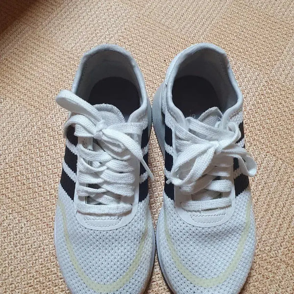 [BUNJANG] Adidas Sneakers White Black Women's / 아디다스 운동화 화이트 블랙 ㅡ 230~235