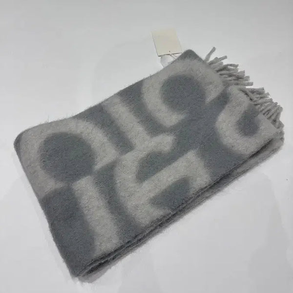 [BUNJANG] Acne Studios Logo Pattern Alpaca Wool Scarf / [Free] 아크네 스튜디오 로고 패턴 울 알파카 스카프