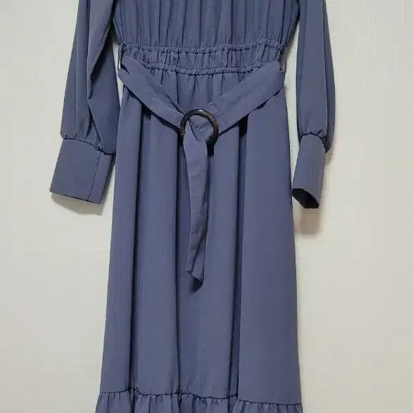 [BUNJANG] Natural Fit Frill Dress One Size / [새상품]내추럴핏 프릴 원피스 F사이즈