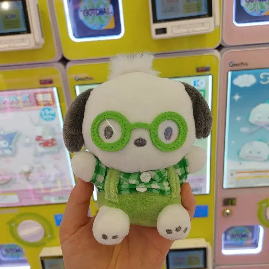 [BUNJANG] Sanrio Nerd Pochacco Plush Keyring / 산리오 너드 포차코 인형키링