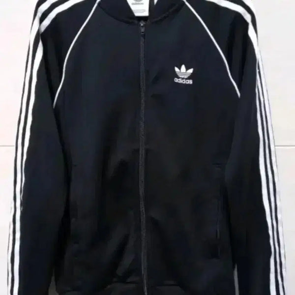 [BUNJANG] Adidas Track Top Jacket / 아디다스 대장급 검흰 블랙 검정 트랙탑 저지 져지집업 90